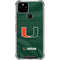 University of Miami Green Jersey Google Pixel 5 Clear Case